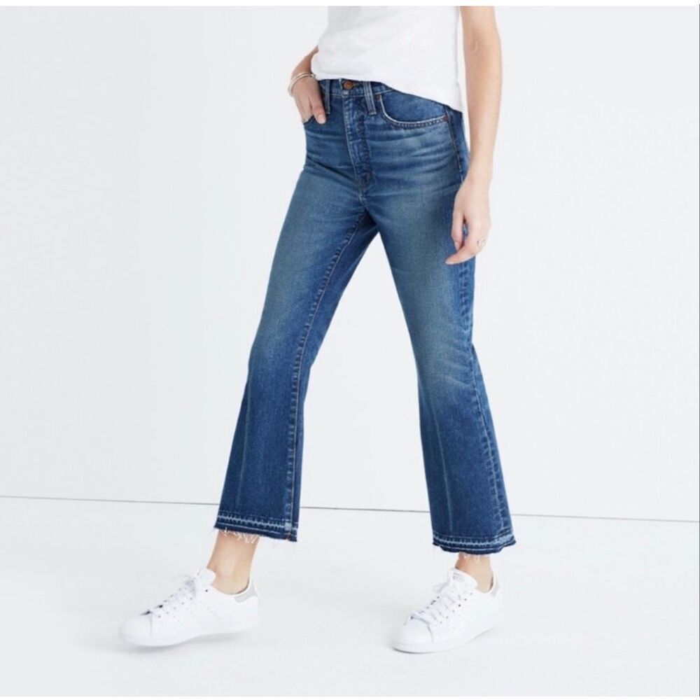 madewell retro crop bootcut jeans size 27